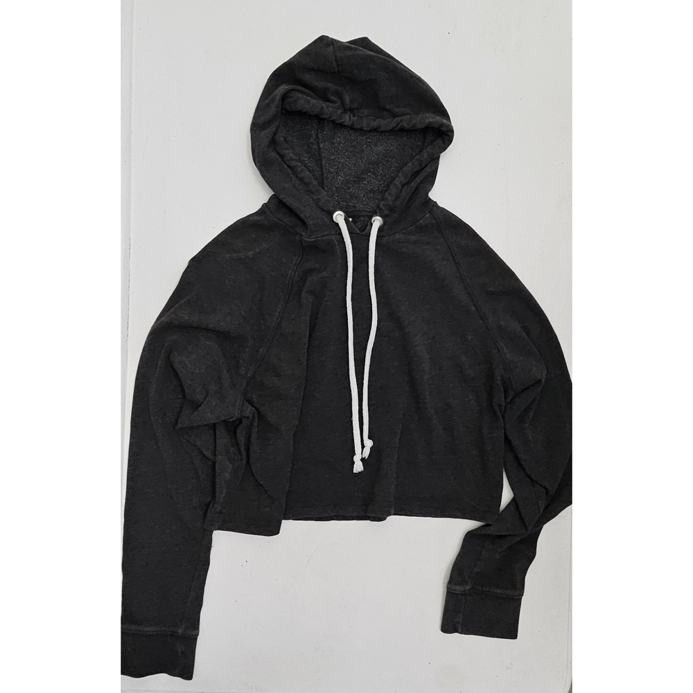 H&M Charcoal Cropped Hoodie